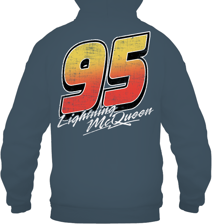 Vintage Lightning Mcqueen Shirt - EVYTT276 (Black Shirt)