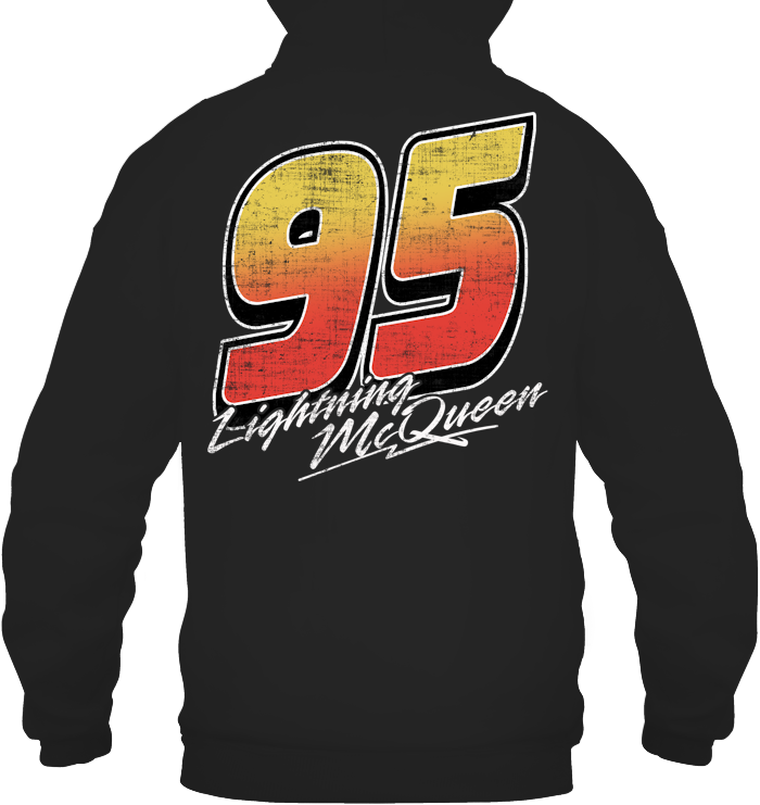 Vintage Lightning Mcqueen Shirt - EVYTT276 (Black Shirt)