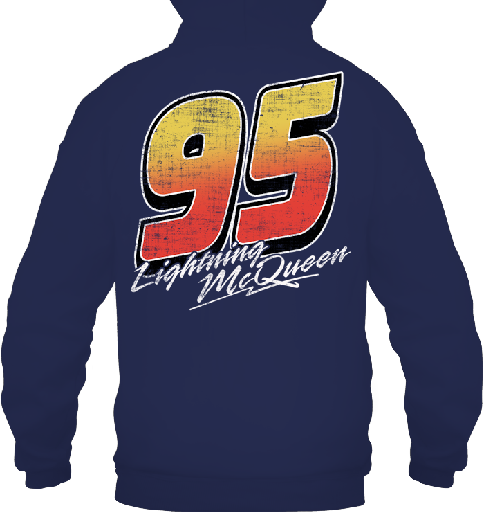 Vintage Lightning Mcqueen Shirt - EVYTT276 (Black Shirt)