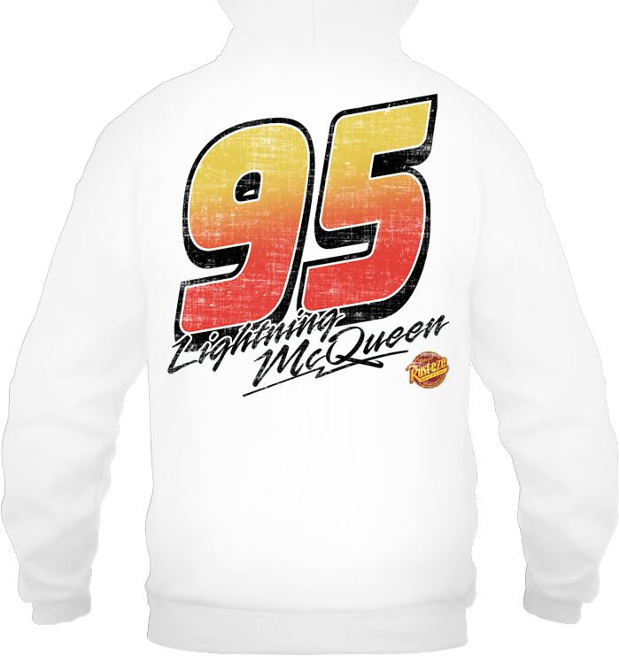 Vintage Lightning Mcqueen Shirt - EVYTT276 (White Shirt)