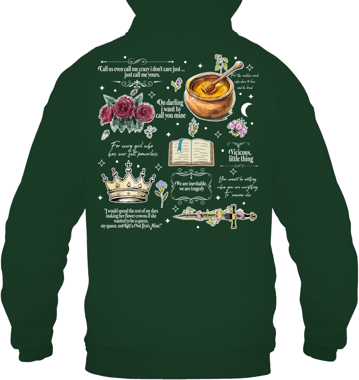 Powerless Bookish Shirt - ECOLD120 (Black)