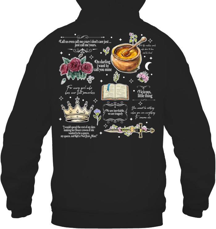 Powerless Bookish Shirt - ECOLD120 (Black)