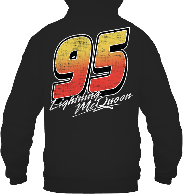 Vintage Lightning Mcqueen Shirt - EVYTT276 (Black Shirt)