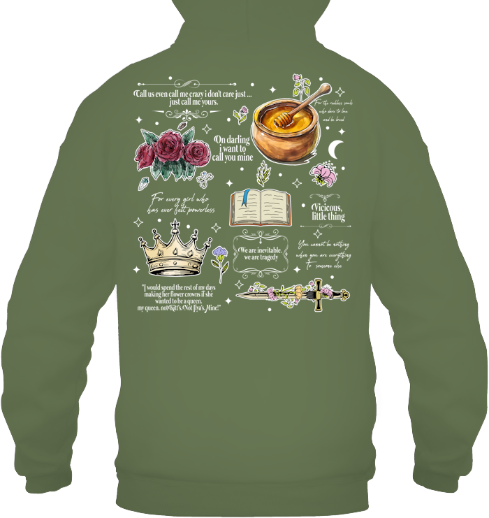 Powerless Bookish Shirt - ECOLD120 (Black)