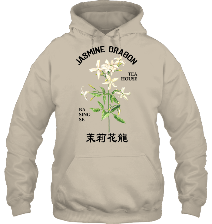 Jasmine Dragon Tea House Sweatshirt - EVYRD420 (White Shirt)