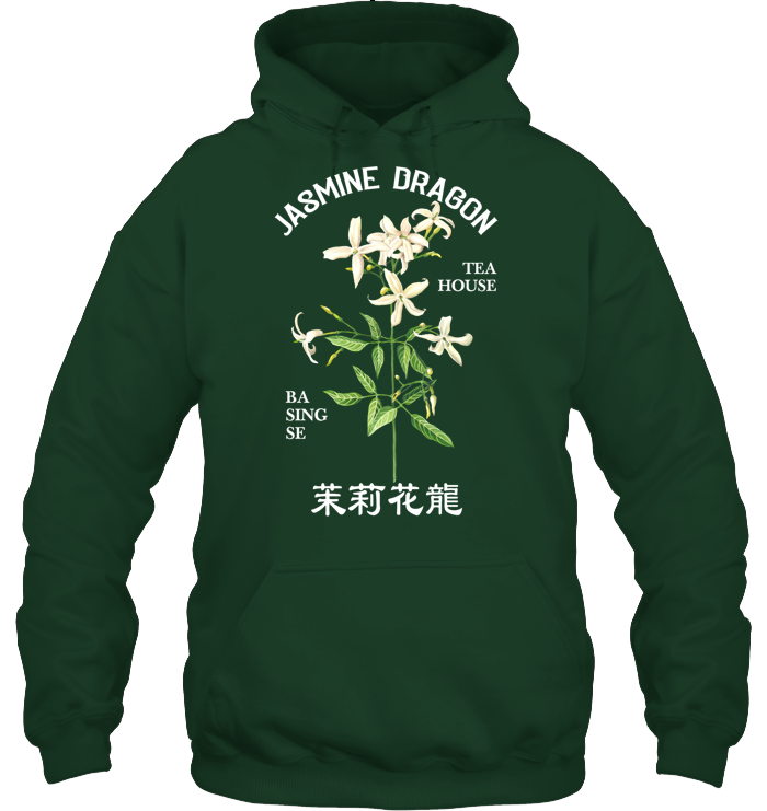Jasmine Dragon Tea House Sweatshirt - EVYRD420 (Black Shirt)
