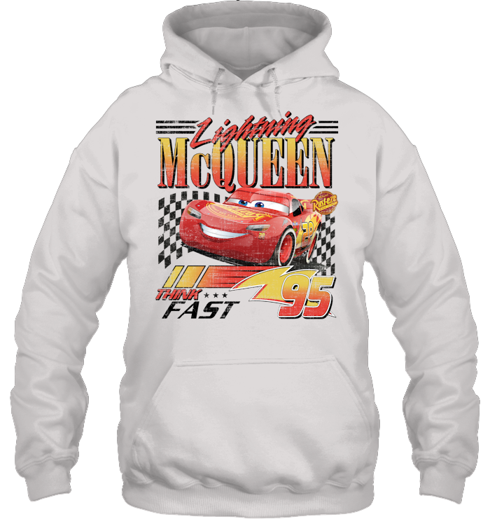 Vintage Lightning Mcqueen Shirt - EVYTT276 (White Shirt)