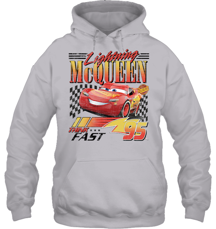 Vintage Lightning Mcqueen Shirt - EVYTT276 (White Shirt)