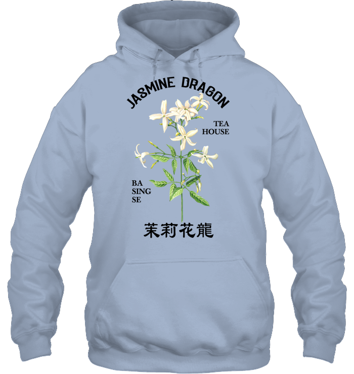 Jasmine Dragon Tea House Sweatshirt - EVYRD420 (White Shirt)