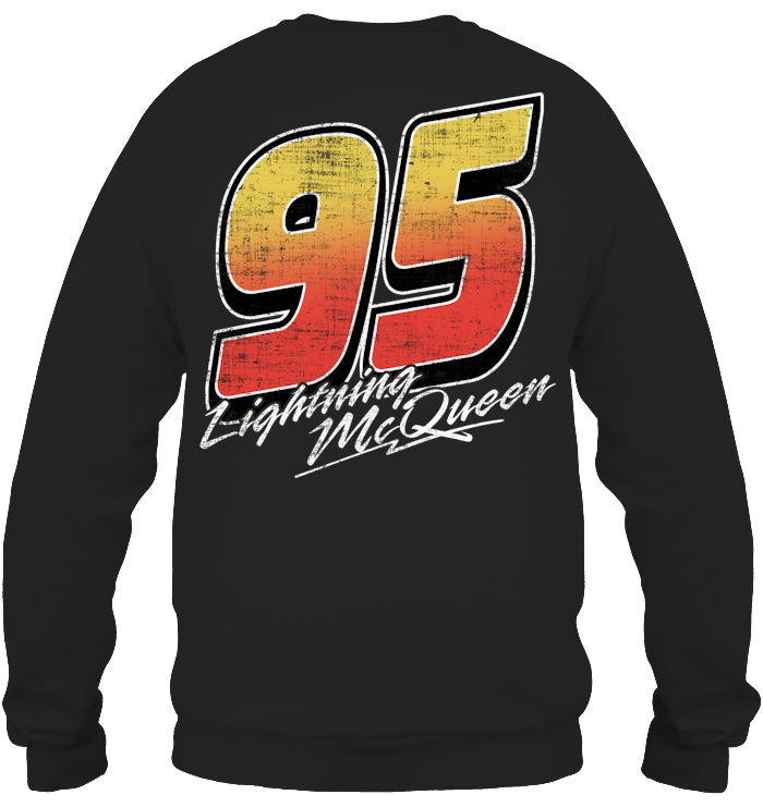 Vintage Lightning Mcqueen Shirt - EVYTT276 (Black Shirt)