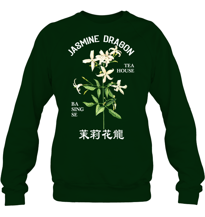 Jasmine Dragon Tea House Sweatshirt - EVYRD420 (Black Shirt)