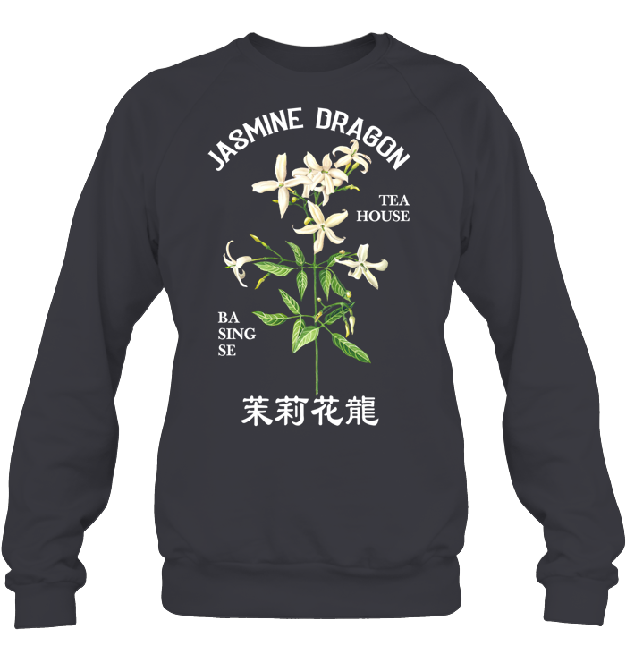 Jasmine Dragon Tea House Sweatshirt - EVYRD420 (Black Shirt)