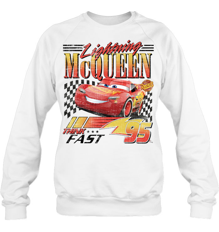 Vintage Lightning Mcqueen Shirt - EVYTT276 (White Shirt)