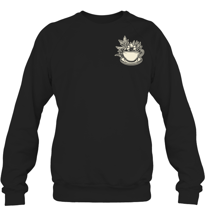 Jasmine Dragon Tea House Sweatshirt - ECOTR3933 (Black Shirt)