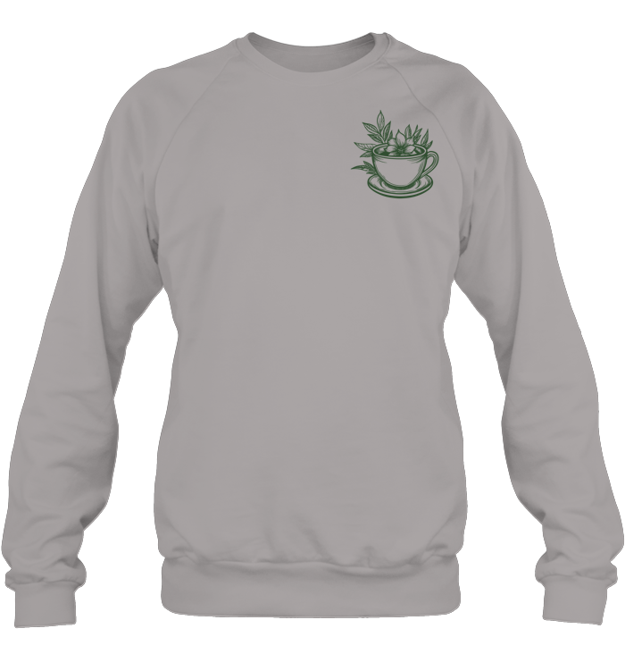 Jasmine Dragon Tea House Sweatshirt - ECOTR3933 (White Shirt)