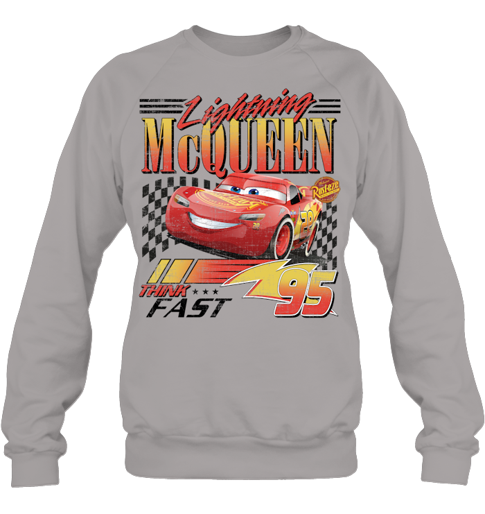 Vintage Lightning Mcqueen Shirt - EVYTT276 (White Shirt)