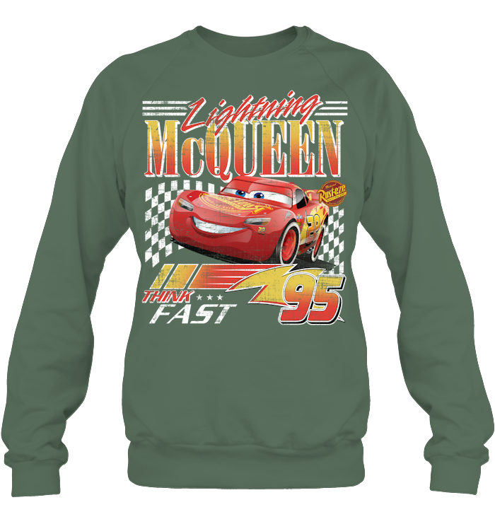 Vintage Lightning Mcqueen Shirt - EVYTT276 (Black Shirt)