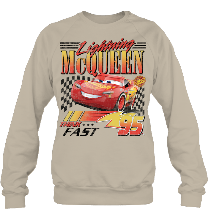 Vintage Lightning Mcqueen Shirt - EVYTT276 (White Shirt)