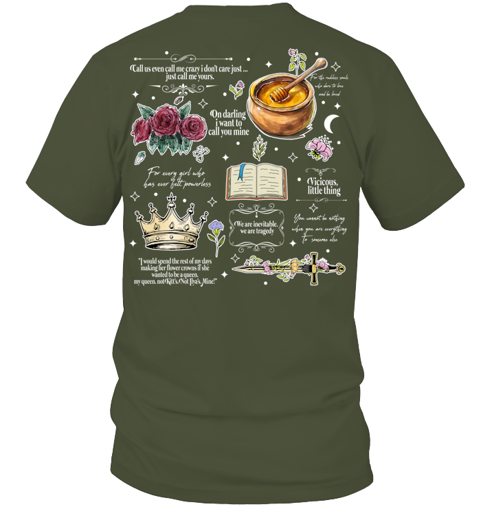 Powerless Bookish Shirt - ECOLD120 (Black)