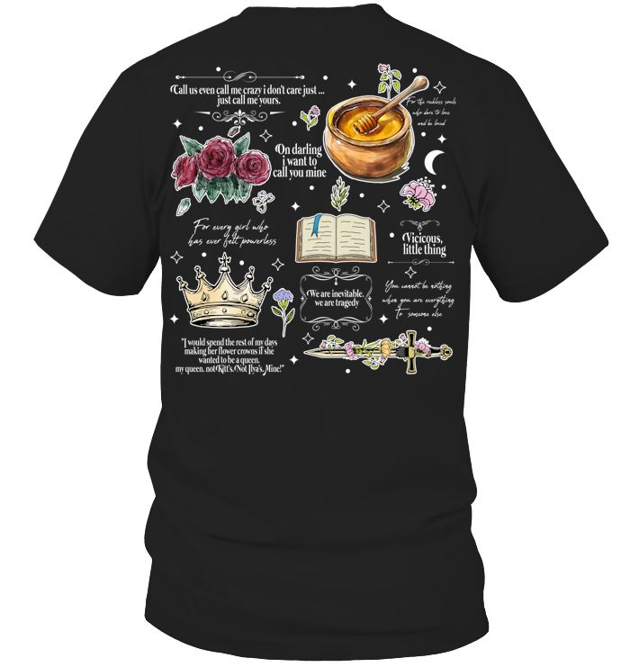Powerless Bookish Shirt - ECOLD120 (Black)