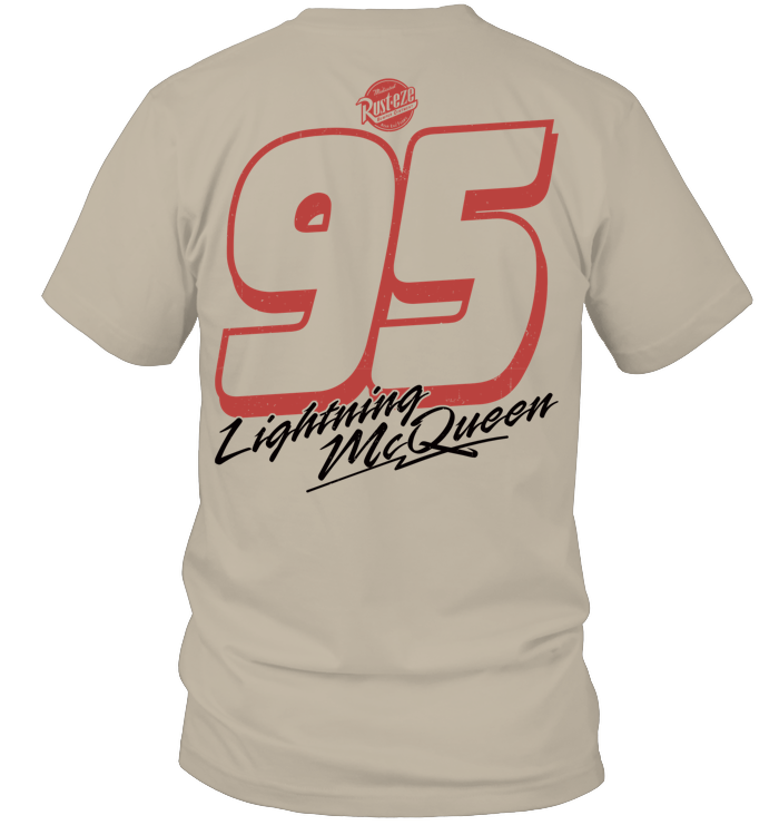 Lightning McQueen Two-Sided Shirt - ECOTR4011 (White Shirt)