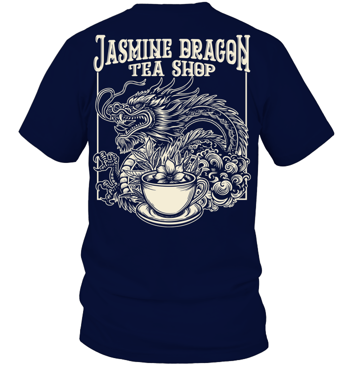 Jasmine Dragon Tea House Sweatshirt - ECOTR3933 (Black Shirt)