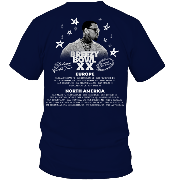Chris Brown Merch 2025 Shirt - ECOBT1406 (Black Shirt)