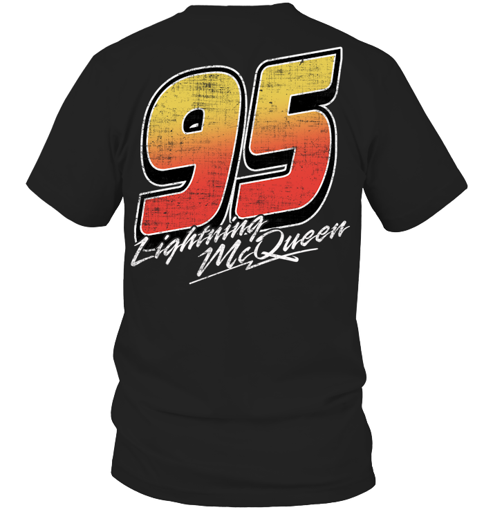 Vintage Lightning Mcqueen Shirt - EVYTT276 (Black Shirt)