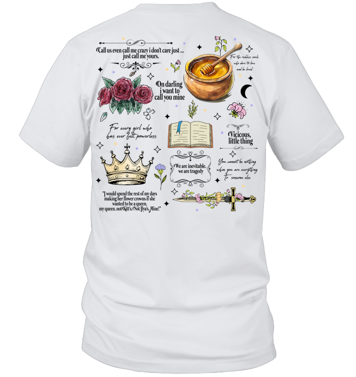 Powerless Bookish Shirt - ECOLD120 (White)