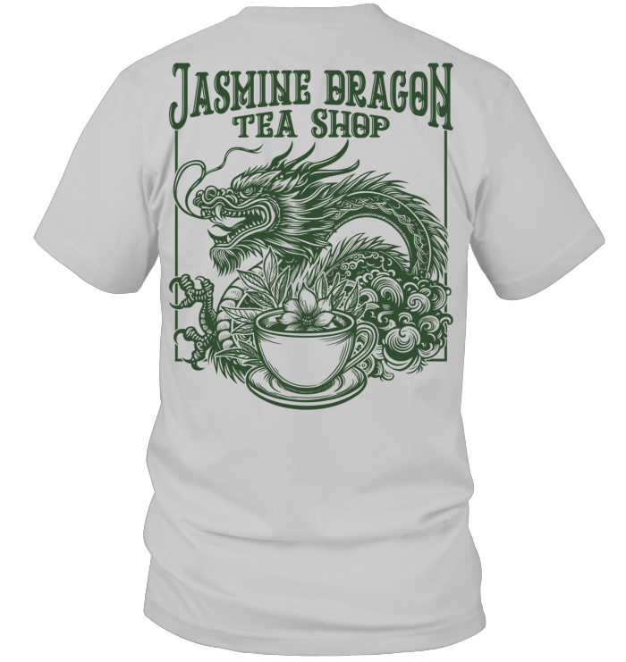 Jasmine Dragon Tea House Sweatshirt - ECOTR3933 (White Shirt)