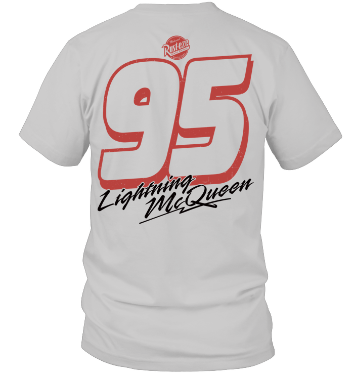 Lightning McQueen Two-Sided Shirt - ECOTR4011 (White Shirt)