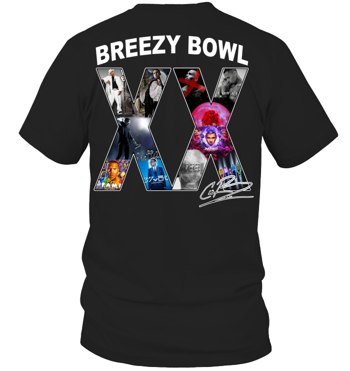 Chris Brown Tour Shirt - ECOLD363 (Black Shirt)