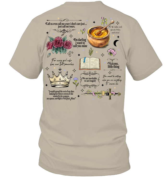 Powerless Bookish Shirt - ECOLD120 (White)