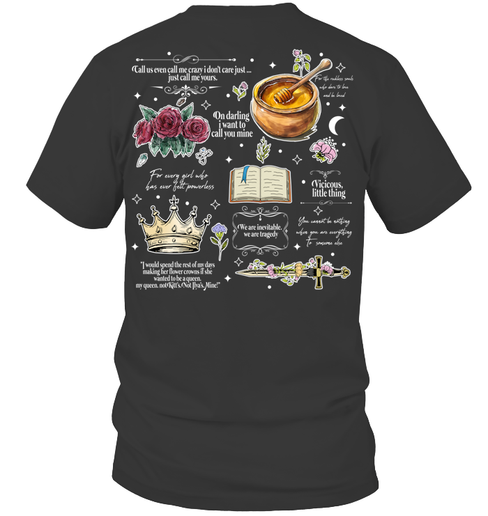 Powerless Bookish Shirt - ECOLD120 (Black)