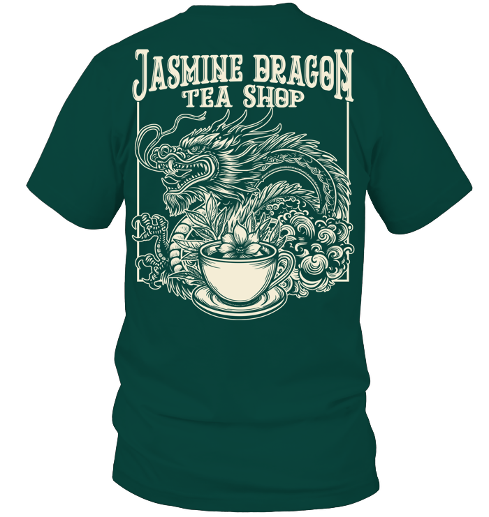Jasmine Dragon Tea House Sweatshirt - ECOTR3933 (Black Shirt)