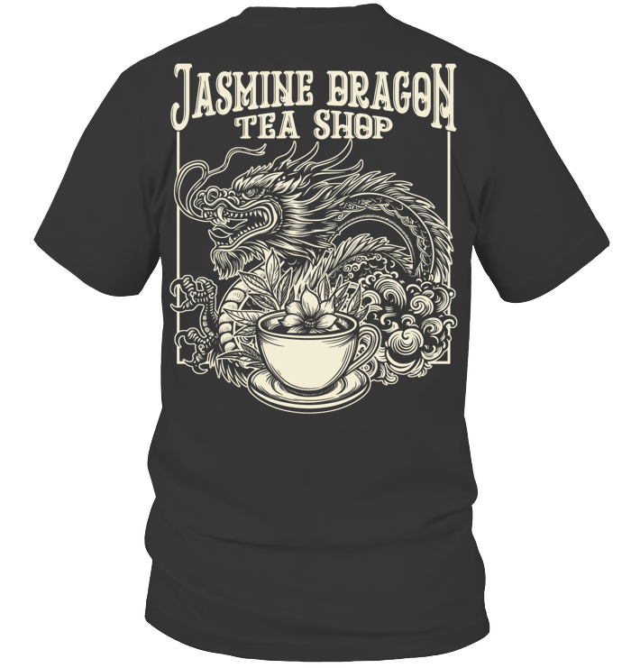 Jasmine Dragon Tea House Sweatshirt - ECOTR3933 (Black Shirt)