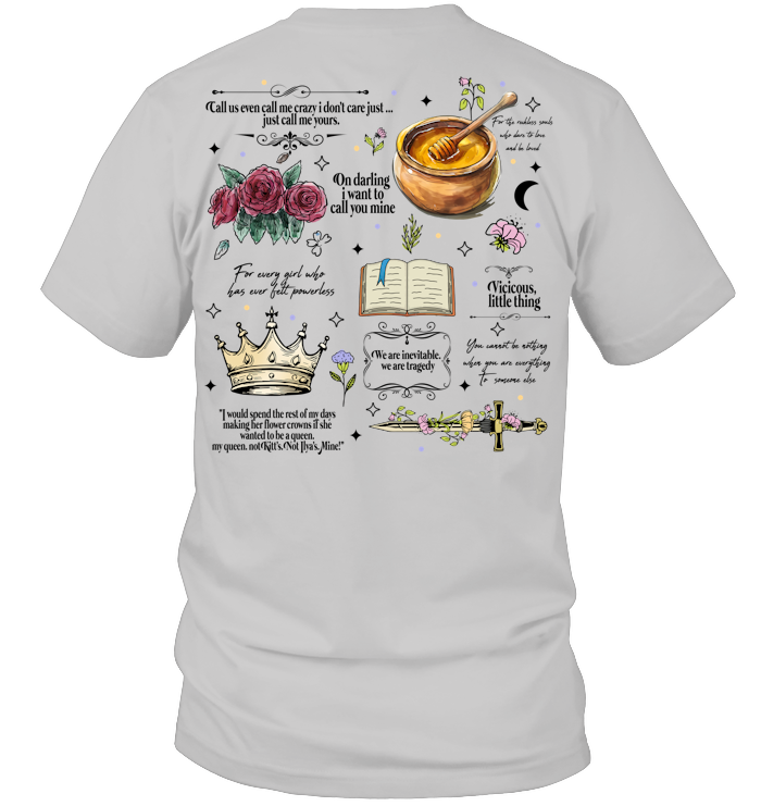 Powerless Bookish Shirt - ECOLD120 (White)