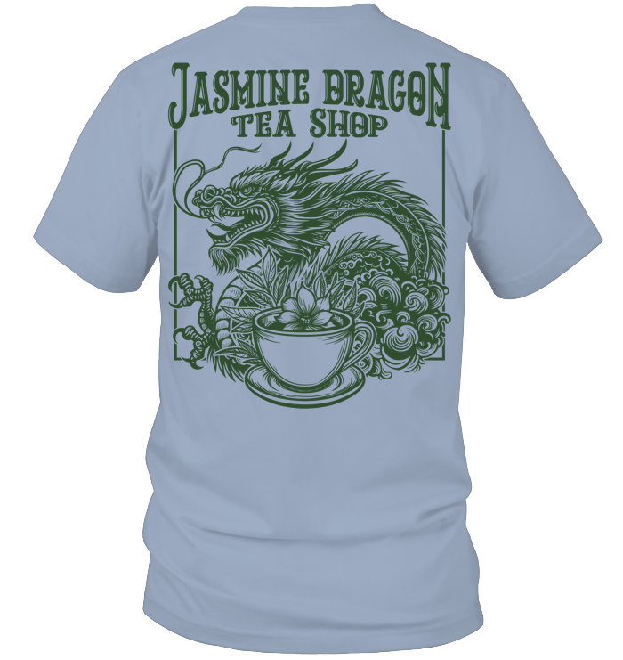 Jasmine Dragon Tea House Sweatshirt - ECOTR3933 (White Shirt)