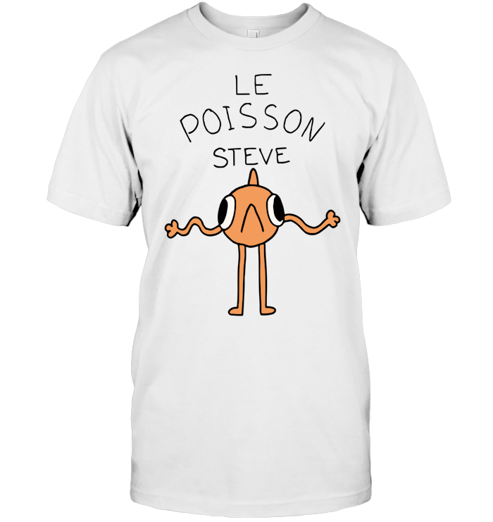 Le Poisson Steve T-Shirt - ECOLD113 (White Shirt)