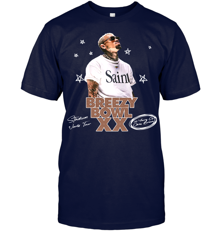 Chris Brown Tour Shirt - ECOLD363 (Black Shirt)