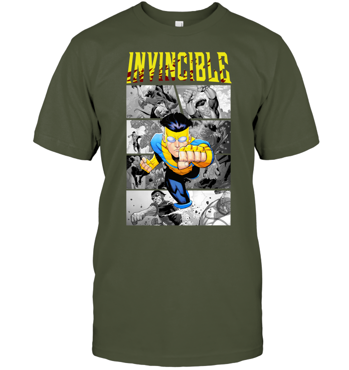 Invincible Mark Superhero Shirt - ECOLD153 (Black)