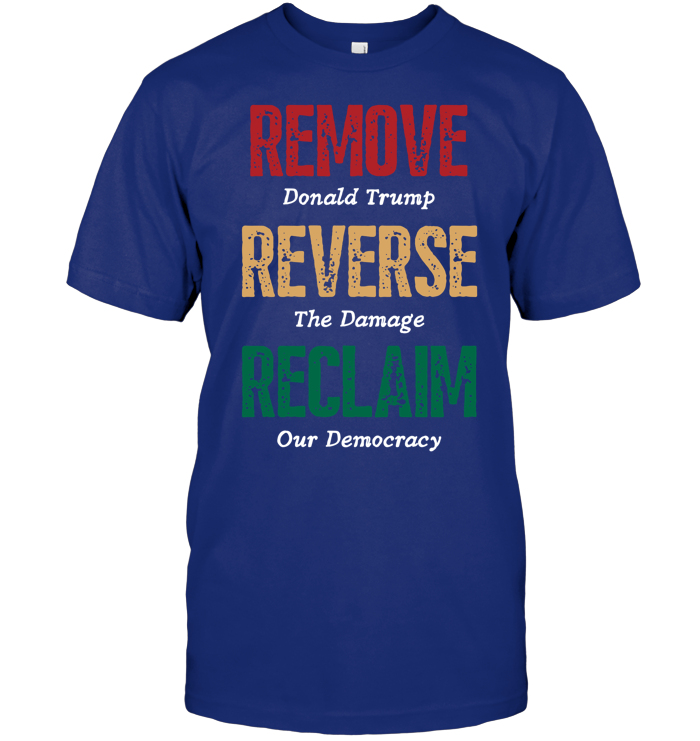 Remove Reverse Reclaim Protest Shirt - ECOBT1427 (Black Shirt)