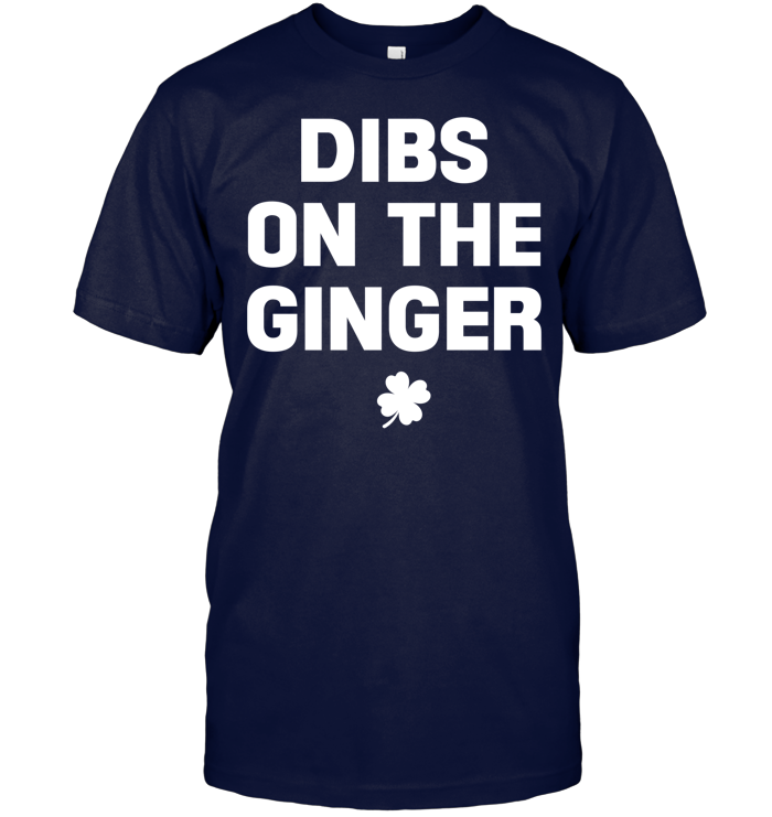 Dibs On The Ginger Shirt - EVYTR3784 (Black)