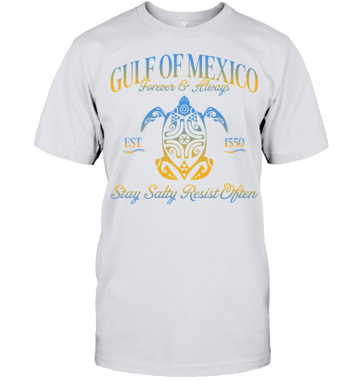 Gulf of Mexico V-neck Tee - EVYTR3849 (Black Shirt)
