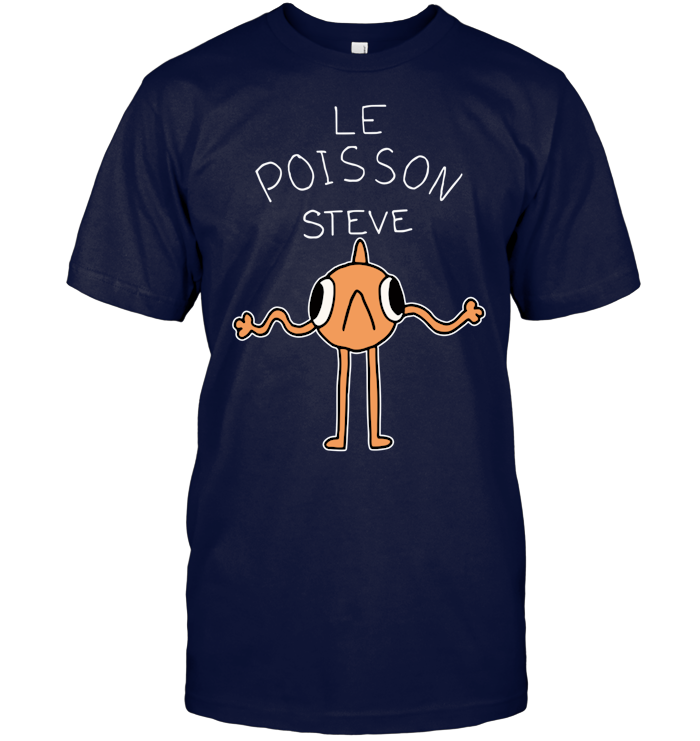 Le Poisson Steve T-Shirt - ECOLD113 (Black Shirt)
