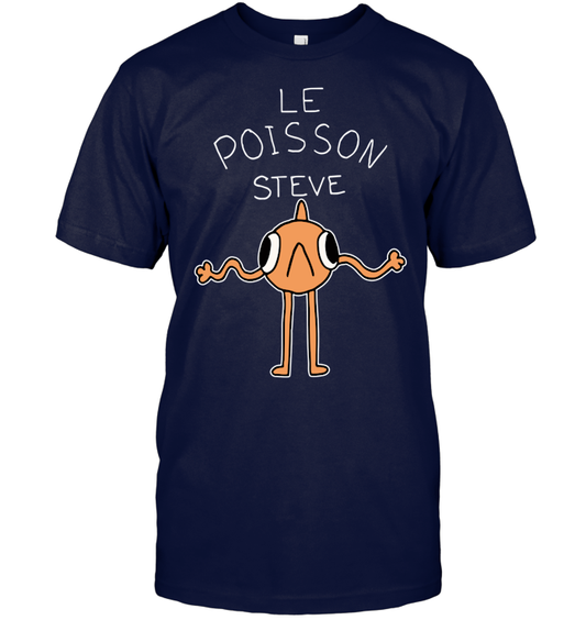 Le Poisson Steve T-Shirt - ECOLD113 (Black Shirt)