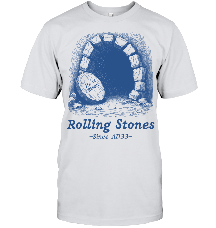 Rolling Stones Since AD33 Shirt - ECOBT1310 (White Shirt)