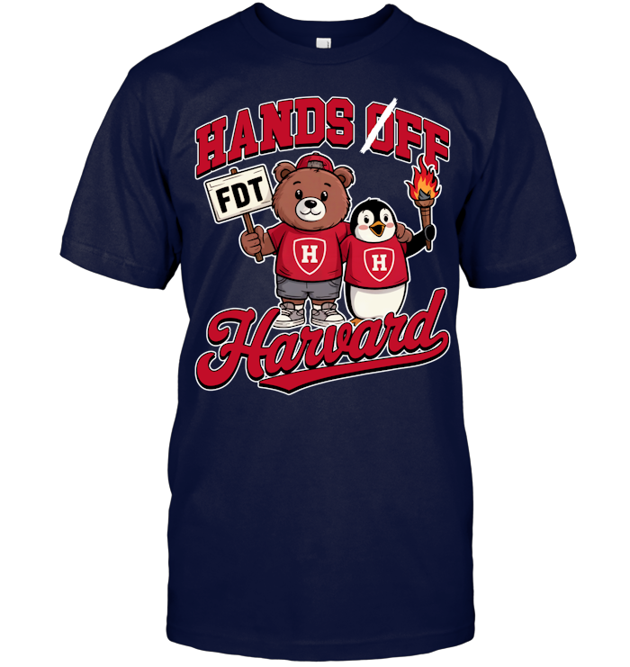 Hands Off Harvard Shirt - ECOTR4153 (Black Shirt)