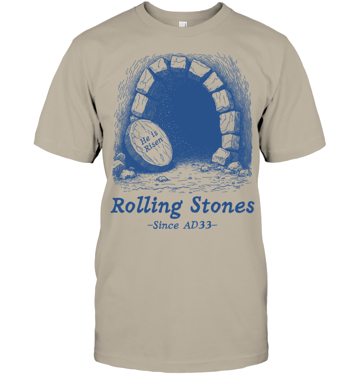 Rolling Stones Since AD33 Shirt - ECOBT1310 (White Shirt)