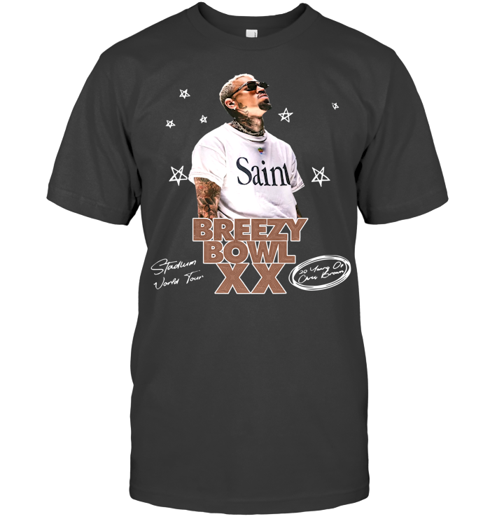 Chris Brown Tour Shirt - ECOLD363 (Black Shirt)